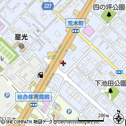 すき家２６号岸和田下池田店周辺の地図