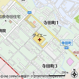 ダイエー和泉店周辺の地図