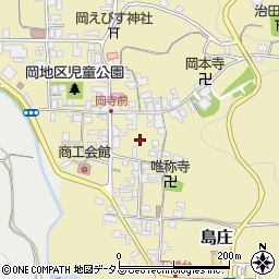奈良県高市郡明日香村岡周辺の地図