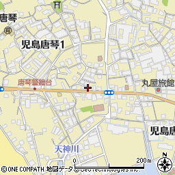 池田理容室周辺の地図
