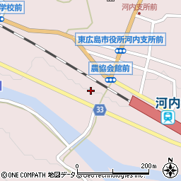 広島県東広島市河内町中河内789周辺の地図