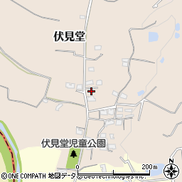 大阪府富田林市伏見堂421-1周辺の地図