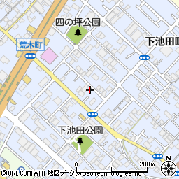 シャルマンフジ久米田参番館周辺の地図