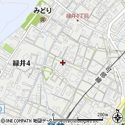 田川住宅周辺の地図