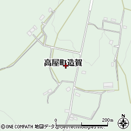 広島県東広島市高屋町造賀6453周辺の地図