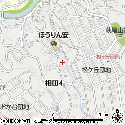 セジュール中相田周辺の地図