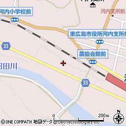 広島県東広島市河内町中河内860周辺の地図