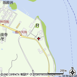 長鋪汽船株式会社　潮荘周辺の地図