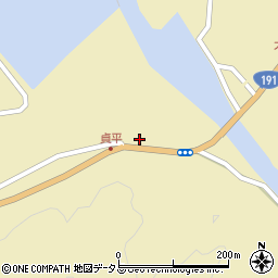 山口県萩市大井大井貞平周辺の地図