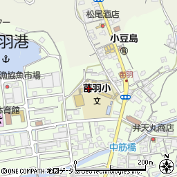 小豆島町立苗羽小学校周辺の地図