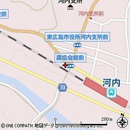 広島県東広島市河内町中河内787周辺の地図