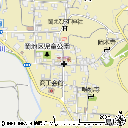 岡寺前周辺の地図