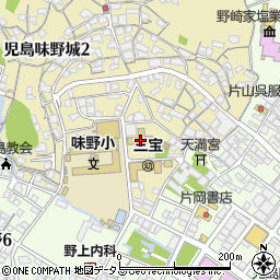 倉敷市立味野幼稚園周辺の地図
