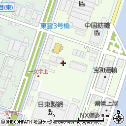 広島県福山市一文字町周辺の地図