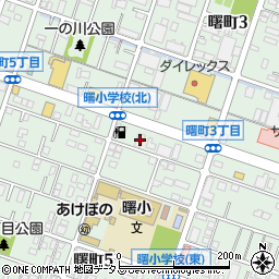 ソフトバンクあけぼの店周辺の地図