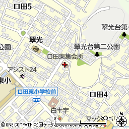 広島市口田東集会所周辺の地図