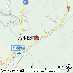 広島県東広島市八本松町篠955周辺の地図