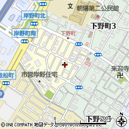 大阪府岸和田市岸野町7-13周辺の地図