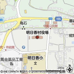 明日香村役場　住民課周辺の地図
