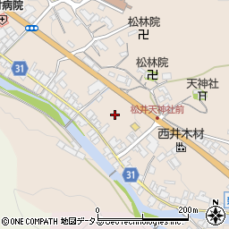 奈良県宇陀市菟田野松井周辺の地図