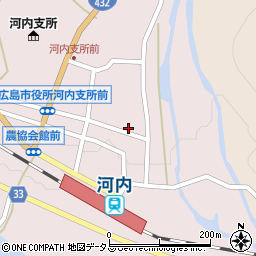 広島県東広島市河内町中河内1245周辺の地図
