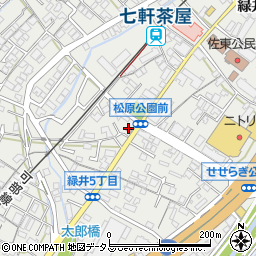広島緑井郵便局 ＡＴＭ周辺の地図