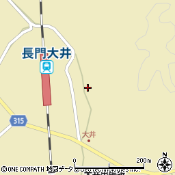 山口県萩市大井大井円光寺1385周辺の地図
