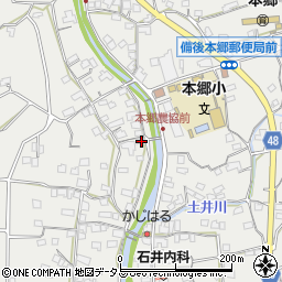広島県福山市本郷町3176-2周辺の地図