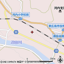 広島県東広島市河内町中河内850周辺の地図