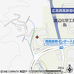 広島市　西風館周辺の地図