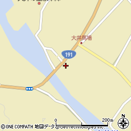 山口県萩市大井大井馬場上1680-5周辺の地図