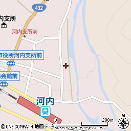 広島県東広島市河内町中河内1252周辺の地図