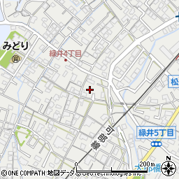 広島県広島市安佐南区緑井周辺の地図