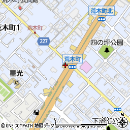 まいどおおきに食堂 岸和田食堂周辺の地図