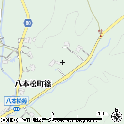 広島県東広島市八本松町篠1025周辺の地図