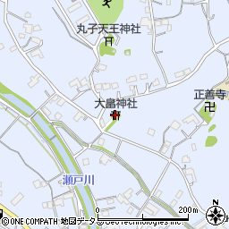 大畠神社周辺の地図