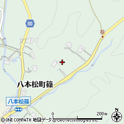 広島県東広島市八本松町篠1023周辺の地図