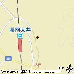 山口県萩市大井大井円光寺1375周辺の地図