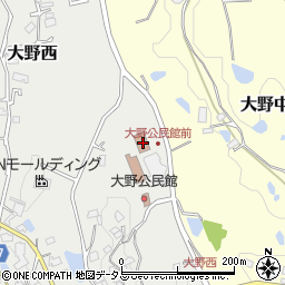 大阪府大阪狭山市大野西566-2周辺の地図