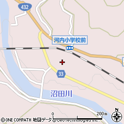 広島県東広島市河内町中河内913周辺の地図
