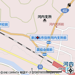広島県東広島市河内町中河内1174-4周辺の地図