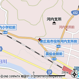 広島県東広島市河内町中河内1144周辺の地図