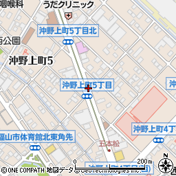 沖野上町５周辺の地図