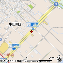 小田町東周辺の地図