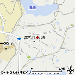 兵庫県淡路市北山1590-1周辺の地図