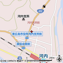 広島県東広島市河内町中河内1201周辺の地図