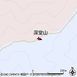 深堂山周辺の地図