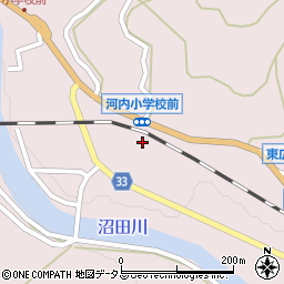 広島県東広島市河内町中河内828周辺の地図