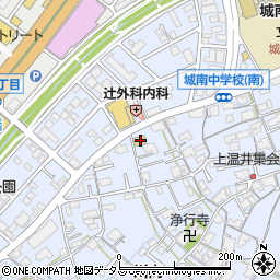 デイリーヤマザキ広島川内店周辺の地図