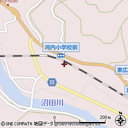 広島県東広島市河内町中河内829周辺の地図